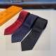 Lv Gradient letter tie, Louis Vuitton classic tie, must-have for men, super styl