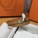 - H's new Kelly belt Hunter leather belt, with palladium-plated Kelly belt buck