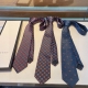 G's new Gg logo printed tie for men, rare and classic small G logo jacquard, ide
