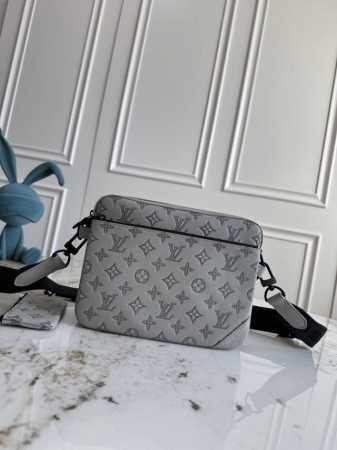 Exclusive photos of premium genuine leather M46603 gray, 163C01 chip, M46604 bl - Click Image to Close