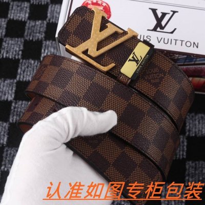 Men's Belt: Louis Vuitton Original Men's Leather Belt: 100% top-grain cowhide, g