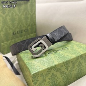 Gucci Width 3.0 Cm Simple And Generous Double-Sided Use Hardware Can Be Rotated