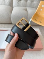 Special. Miu Miu's Leather Belt Features A Simple Yet Elegant Design, With A Bel