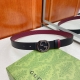 Gucci GG Marmont series reversible belt, 3.0cm wide DDD. Made of double-sided t