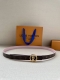 2.0-Inch Width This Lv Iconic Double-Sided Belt Features The Iconic Iconic Buckl