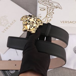 Width: 4.0 Cm Versace This Belt Features A Soft Calf Leather Construction With A