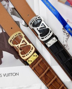 Belt: Lv..Louis..Vuitton top original replica - Belt: 100% imported original cow