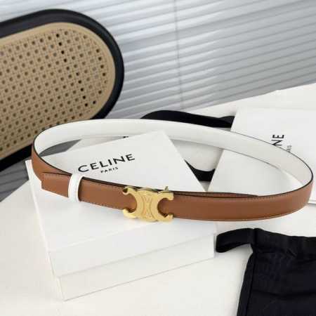 Celin E new three-dimensional buoy buckle women's belt Italian imported calfskin - Click Image to Close