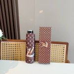 Louis Vuitton 50% fold hand-opening umbrella New coating technology dark umbrell