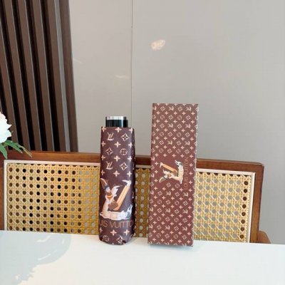 Louis Vuitton 50% fold hand-opening umbrella New coating technology dark umbrell