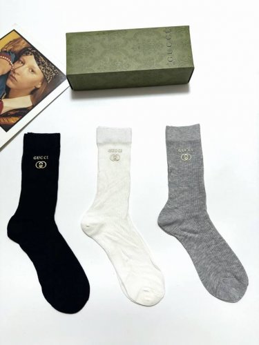 comes with packaging 3 pairs per box Gucci classic letter logo ultra-thin breat