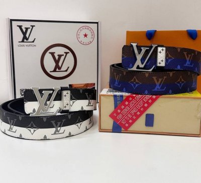 Belt: Lv. Louis Vuitton top replica - Belt: 100% original imported genuine leath