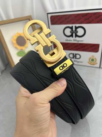 Product Name: Ferragamo Automatic Belt Material: Genuine Leather Belt, 100% Top- - Click Image to Close