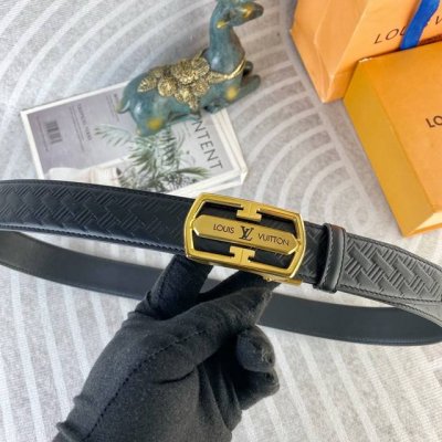 Special Lv Special Leather Belt Automatic Buckle Series, Original Factory Stainl