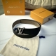L0Uis Vuitt0N This season's new men's belt is 40mm wide and crafted from classic