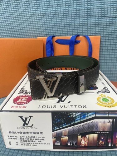 Men's Belt: Louis Vuitton Original Leather Belt (Ddd) Men's Leather Belt: 100% t