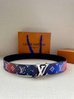 4.0-Inch Lv Pyramide This Is Not Mng Reversible Belt Features The Monogram Patte