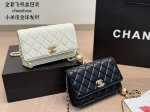 Fully packed in a travel case Chanel Woc lambskin Golden Globe Fortune Bag Many