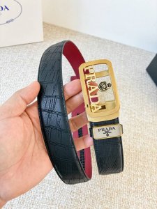 Product Name: Prada Automatic Belt DDD Model: Automatic belt, classic pure stee Product Name: Prada Automatic Belt DDD Model: Automatic belt, classic pure stee