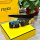 Fendi Fendi Store-Exclusive Style 4.0Cm Double-Ring Reversible Belt With Ff Snap