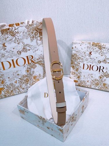 Dior Montaigne *Cd* belt embellished with *Christian Dior* signature Metal detai