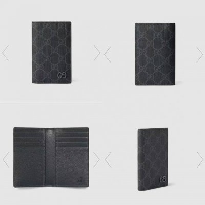 Top-of-the-line Gg long card holder with Gg details, a new series of slim and co
