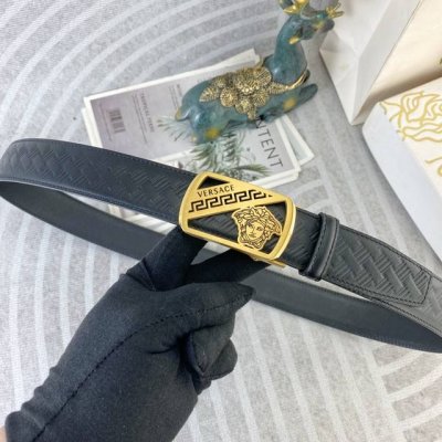 Versace Special Leather Belt Automatic Belt Series, Original Hardware Boutique S