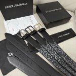 Dg, width 4.0Cm Dolce&Gabbana's new calfskin belt is full of capable attitude. T