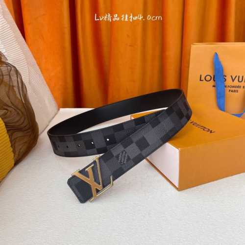Special Louis Vuitton 4.0Mm Men's Top-Grade Authentic Single-Piece Double-Sided