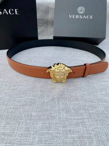 Width: 3.0 Cm Versace This Plain Weave Belt Features The Iconic Versace Medusa H