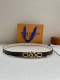 2.0W This Lv Iconic Double-Sided Belt New Style Features The Iconic Iconic Buckl