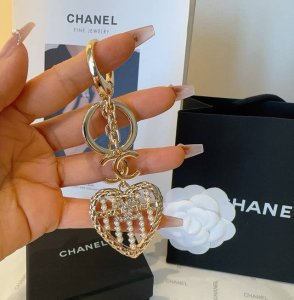 Chanel Heart Abacus Keychain Charm~Bag Charm Car Key Charm Exquisite abacus bead