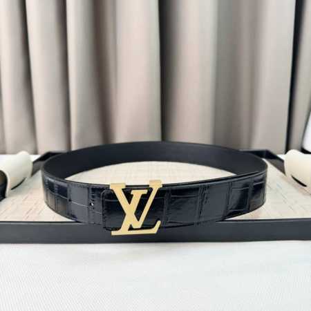 Lv. Suitable for business casual or formal wear! 3.8cm latest style buckle, poli - Click Image to Close