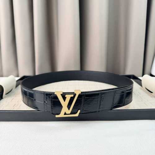 Lv. Suitable for business casual or formal wear! 3.8cm latest style buckle, poli