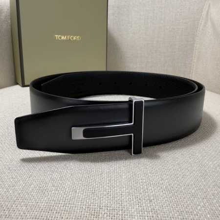Tom Ford's latest trendy double-sided top-grain cowhide leather model, 3.8mm wid - Click Image to Close