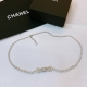 Chanel brass, rhinestone and artificial pearl silver, crystal and pearl white wa