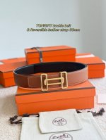 Tonight. This 38mm wide belt features exquisite hardware and imported golden-bro