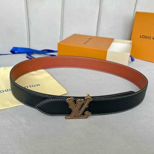Original Packaging Louis Vuitton This Season's New Arrival Men's Genuine Leather