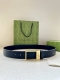 Width 4.0 Cm, Paired With The Original Belt Buckle, The Belt Is Crafted From Guc