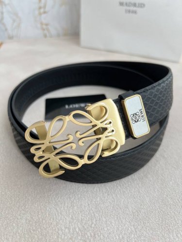 Product Name: Loewe Automatic Belt, Leather Belt Model: Pure Steel Material With