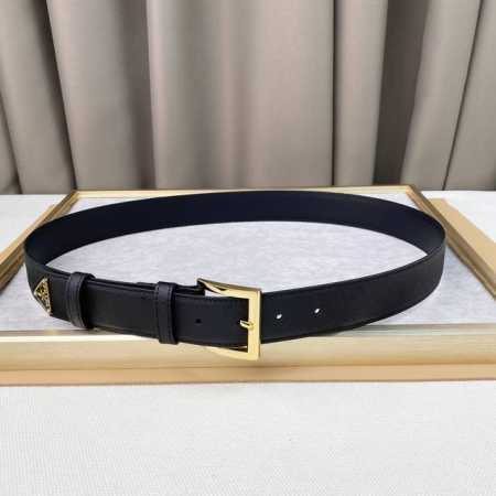 Prada, Unisex!Soft And Delicate, Versatile And Elegant, Width 3.5 Cm Official We - Click Image to Close