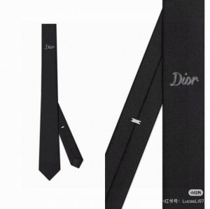 Officially synchronized new Dior tie, a rare choice for men in 2025, showcasing