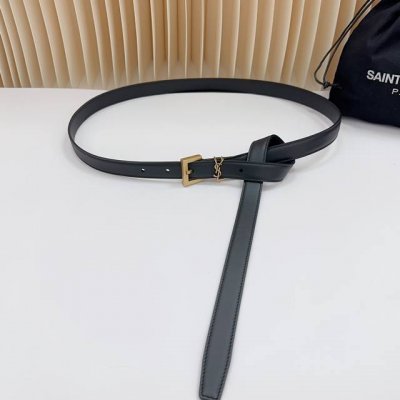 cm Saint Laurent New Belt Double-Sided Top Layer Cowhide Leather Length. 75.8