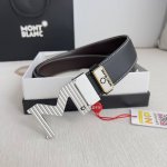 Product Name: Montblanc.Montblanc original single belt leather belt Model: Buckl