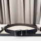 New Burberrry Burberry Counter Synchronous New Grain Leather Belt Plaque Buckle