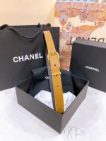 Chanel chain buckle imported calfskin belt brass metal feels soft and delicate 2