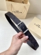 Width 3.8Cm Coach's reversible belt features signature canvas on one side and re