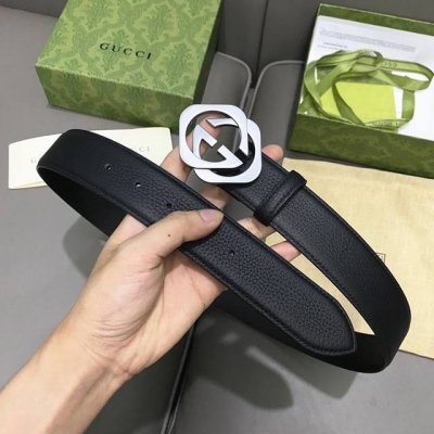 Original packaging GUCCI 40mm width men's belt This fashionable belt is ingeniou