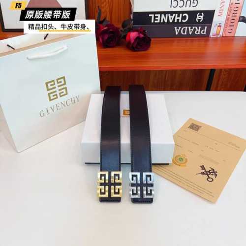 Original quality punched Brand: Givenchy Men's Color: Black Buckle: Gold and Sil