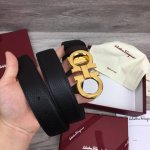 Ferragamo men's belt buckle, first layer of cowhide, all real photos, business